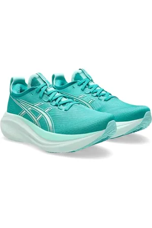 Asics 1012B753 - GEL-NIMBUS 27 400 WAVE TEAL/ILLUMINATE M Gr. 6,5