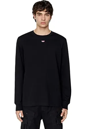 Diesel _T-JUST-LS-D MAGLIETT_SHIRT_Schwarz_L