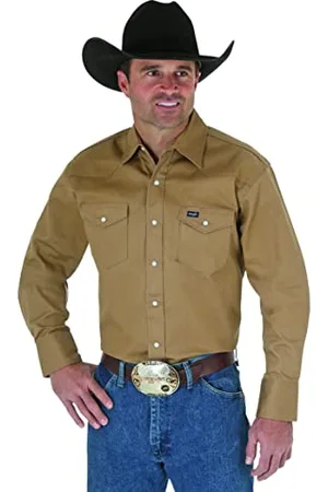 Wrangler Herren Ms71519 Arbeitshemd, , XL Lang