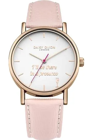 Daisy Dixon London Damen Armbanduhr Analog Quarz Leder DD079PRG