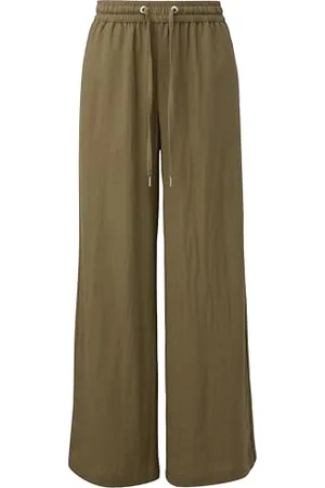QS by s.Oliver Damen 2162961 Leinen Hose, lang, , 32W x 32L