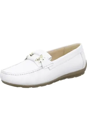ARA Damen Alabama Mokassin, Weiss, 39 EU