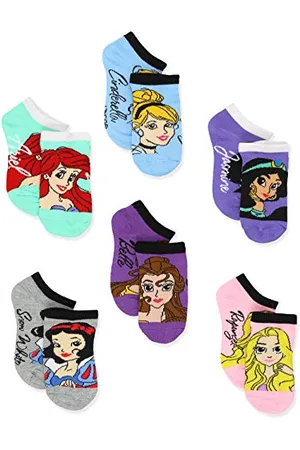 Disney Princess Teen-Women Socken für Damen, Gr. 37-42, 6 Stück