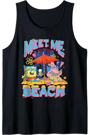 Spongebob Sponge Bob - Schwammkopf Sommer Meet Me At The Beach Patrick Tank Top