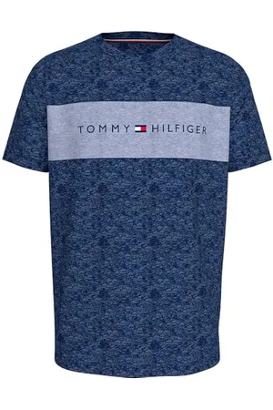 Tommy Hilfiger Herren SS Block Logo UM0UM03418 S/S T-Shirt, , M