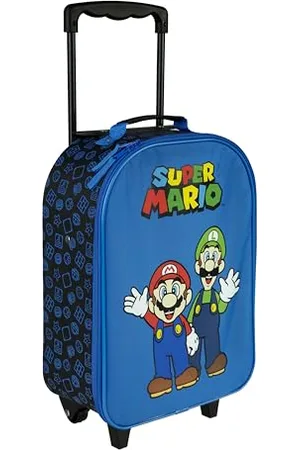 UNDERCOVER Super Mario Kinder Trolley - geräumiges Hauptfach - idealer Reisebegleiter - verstellbare und fixierbare Teleskopstange