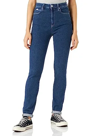 Calvin Klein Jeans Damen High Rise Skinny 516 Hose, Denim Dark, 32W / 30L