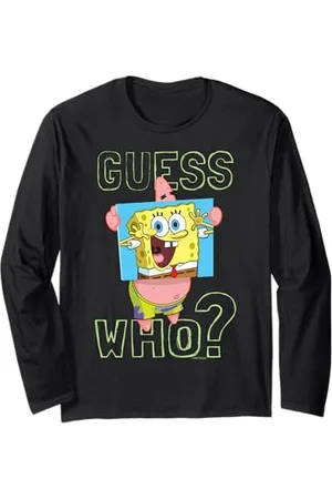 Spongebob Sponge Bob - Schwammkopf Patrick Guess Who Langarmshirt