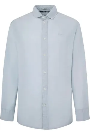 Pepe Jeans Herren Paytton Hemd, Blau (Oxford Blue), L