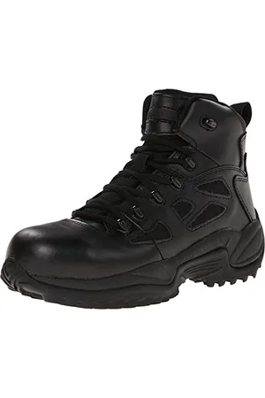Reebok Herren Rb8674 Rapid Response Rb Composite Toe 6" Tactical Stealth Boot Sidezipper Black Militärisch und taktisch, , 41 EU