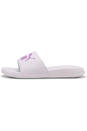 PUMA Unisex Popcat 20 Schiebe-Sandalen, Lilac Frost-WILD Berry, 44.5 EU