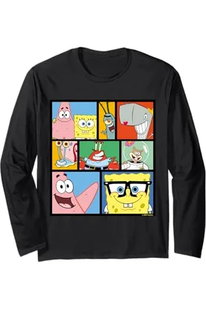 Spongebob Sponge Bob - Schwammkopf Charaktere Langarmshirt