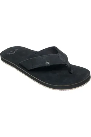 Billabong Herren Seaway Suede Sandale, Black, 45 EU