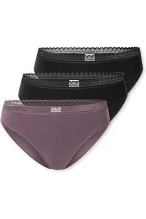 Schiesser Damen 3 Pack Rio Slip mit Spitze - Modern Multipacks, , 36