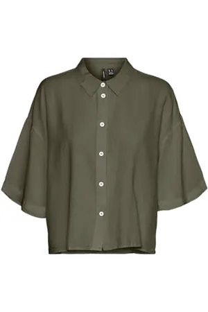 VERO MODA Vmlinn 2/4 Short Shirt WVN Noos