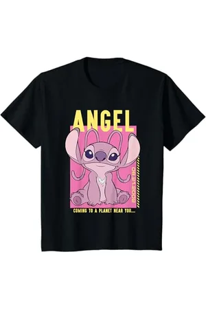 Disney Kinder Lilo & Stitch Angel Planet Poster T-Shirt