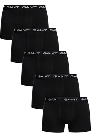GANT Herren Trunk 5-Pack Unterwäsche, Black, Standard (5er Pack)