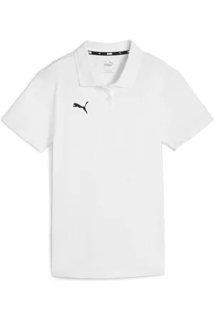 PUMA Unisex Teamgoal Casuals Wmn Polo, White Black, XS