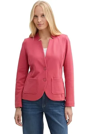TOM TAILOR Damen 1038703 Blazer, 11016-Berry Red, XXXL