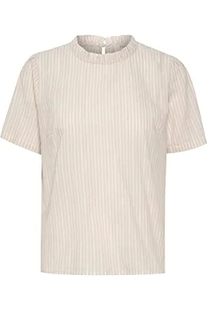 Cream & Co. Damen Katinkacr Bluse, Travertin, 40