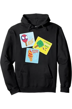 Marvel Spider-Man & Avengers Summer Beach Ice Cream Treats Pullover Hoodie