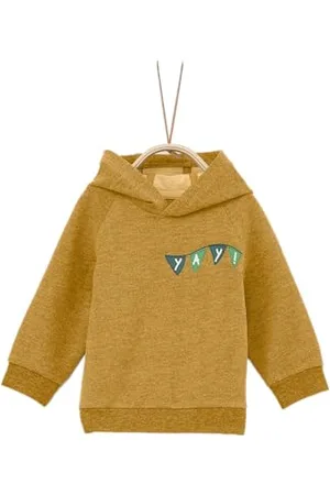 QS by s.Oliver Junior Jungen Sweatshirt mit Kapuze YELLOW 92