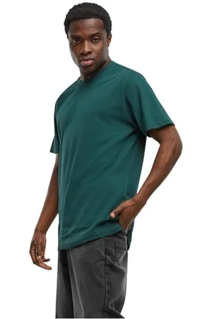 Build Your Brand Herren T-Shirt Round Neck, Basic T-Shirt für Männer, Rundhalsausschnitt, Baumwolle