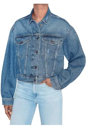 Pepe Jeans Damen Relaxed Jacket Jacke, Blau (Denim-HU8), M