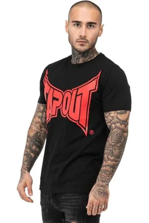Tapout Herren T-Shirt Normale Passform Logo Tee XXL