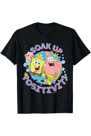 Spongebob Sponge Bob - Schwammkopf Gary Patrick Soak Up Positivity T-Shirt