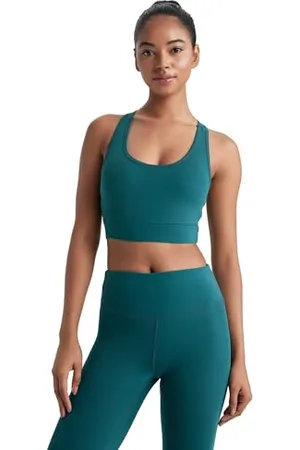 DeFacto Damen Sport-BHS Bequeme Sportbhs für Damen mit Push-up Effekt, Push-up BH ohne Bügel, Sport Bustier Damen - Stilvoll und Unterstützend Sports Bra Crew Neck
