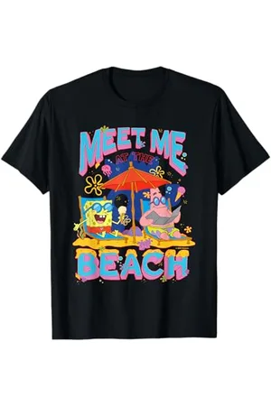 Spongebob Sponge Bob - Schwammkopf Sommer Meet Me At The Beach Patrick T-Shirt