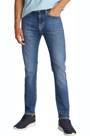 Calvin Klein Herren Jeans Hose Skinny mit Stretch, Blau (Denim Medium), 30W/34L
