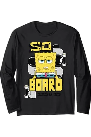 Spongebob Sponge Bob - Schwammkopf Skatewear So Board Langarmshirt