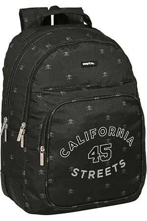 Safta CALIFORNIA Schulrucksack für Kinder, ideal für Kinder unterschiedlichen Alters, bequem und vielseitig, Qualität und Widerstandsfähigkeit, 32 x 15 x 42 cm, , , Estándar, Casual