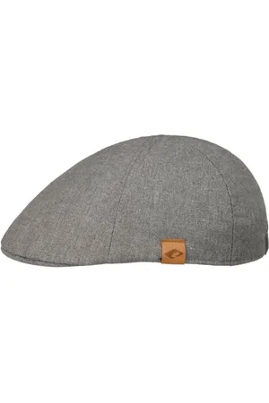 Chillouts Shelton Hat, Schiebermütze aus 100% Baumwolle, Herren Flat Cap, L-XL, grau