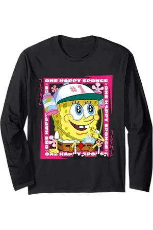 Spongebob Sponge Bob - Schwammkopf One Happy Sponge Langarmshirt