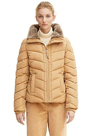 TOM TAILOR Damen Steppjacke mit Stehkragen 1032477, , L