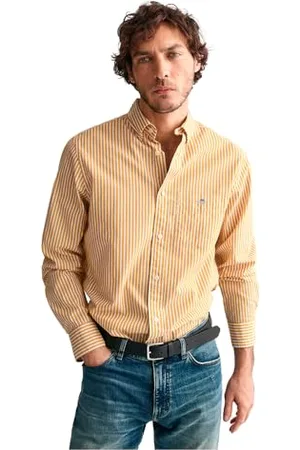 GANT Herren REG POPLIN Stripe Shirt Hemd, , XXL