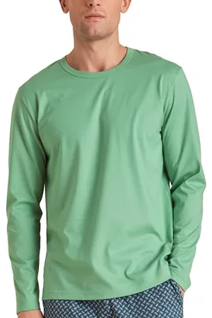 Calida RMX Sleep Langarmshirt Herren, aus 100% Baumwolle