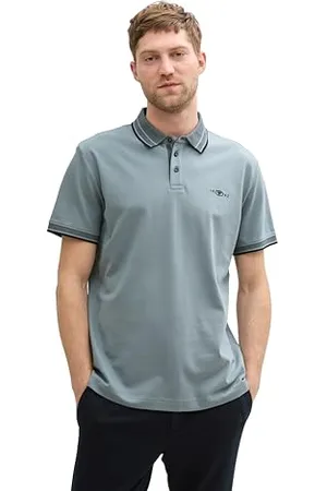 TOM TAILOR Slim Fit T-Shirt mit Stretch-Anteil, Sky Captain Blue, XXL