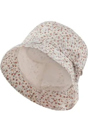 Sterntaler Hut Millefleurs - Mädchen Sommer Hut mit kleinem Blütenmuster - UV-Schutz 50+ Sonnen Hut mit Futter aus Batist (Bio) - Fischerhut - Baby und Kinder Sommer Mütze, , Größe 49