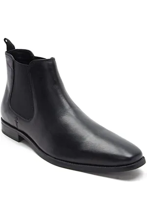 Thomas Crick Herren Addison Chelsea Boots, Black, 44 EU