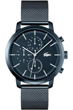 Lacoste Multi Zifferblatt Quarz Uhr für Herren Kollektion Replay mit Blaues Edelstahl-Mesh-Gliederarmband - 2011196