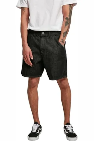 Urban classics Herren Organic Denim Bermuda Shorts Klassische Shorts, , 32