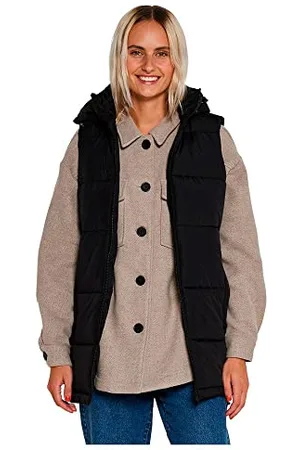 Noisy May Aurora Hood Vest Frauen Weste schwarz M 100% Polyester Basics, Casual Wear, Streetwear