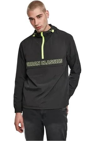 Urban classics Herren TB3676-Contrast Pull Over Jacket Windjacke, , S