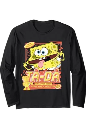 Spongebob Sponge Bob - Schwammkopf Jellyfish Party Pinapple Disco Langarmshirt