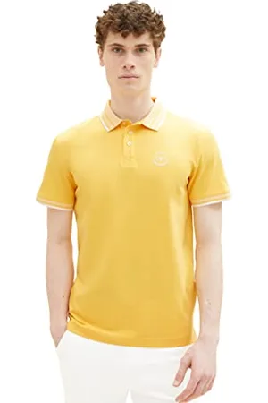 TOM TAILOR Herren Poloshirt mit Logo-Print