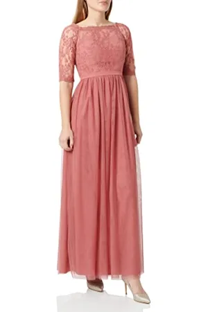 Little Mistress Damen Cassidy Lace Bardot Maxi Dress cocktailkleid, , 34 (Herstellergröße: 6)